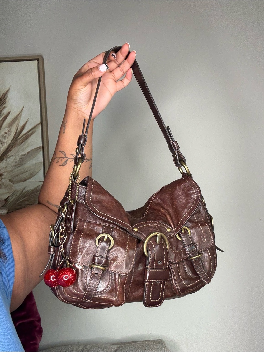 Vintage Coach Legacy Garcia Bag in brown